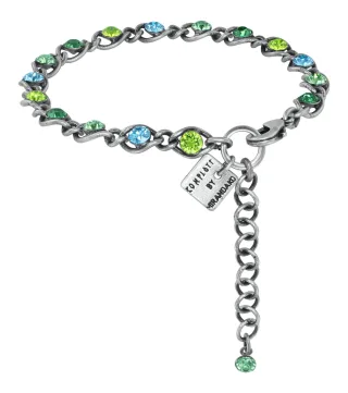 konplott - Armband - Magic Fireball blau/grün/silver