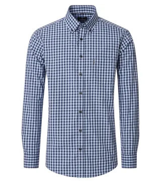 CASAMODA - Freizeithemd blau - Gr. - 3XL