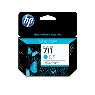Original CZ134A HP 711 DNJ Tinte (3) cyan 3x29 ml
