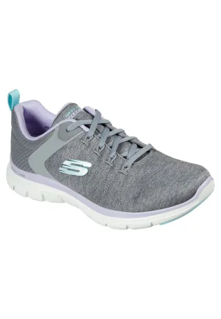 Skechers Damen FLEX APPEAL 4.0 Sneaker Turnschuhe 149307 Grau