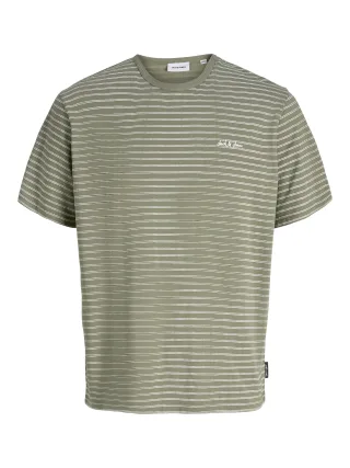 JACK&JONES - JJDEVIN DAYTONA STRIPED TEE SS CN JNR - Gr. - 140