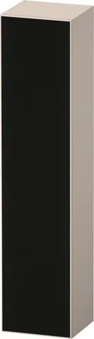 Duravit Zencha Hochschrank Schwarz Linienstruktur & Taupe n/a & Supermatt 400x360x1760 mm - ZE1352L6 ZE1352L63830000