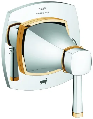 GROHE 5-Wege Umstellung Grandera 29419 Fertigmontageset chrom/gold, 29419IG0 29419IG0