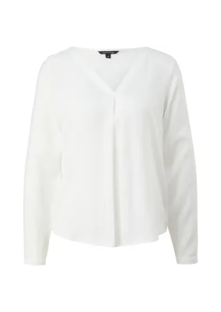 comma - Blusenshirt weiß - Gr. - 40