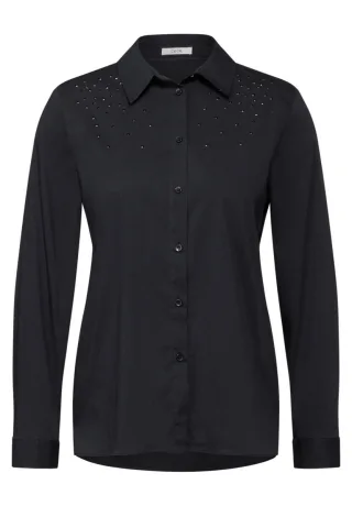 Cecil - Bluse mit Glitzer-Details schwarz - Gr. - S