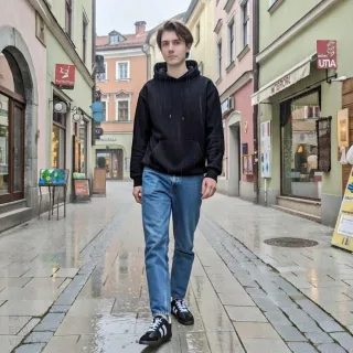 Vegetarian Shoes Cheatah black 44