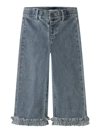 Lil’ Atelier - NMFDAMLA WIDE ANCEL JEANS 5566-DX LIL Medium Blue Denim - Gr. - 110