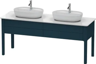 Duravit Luv Konsolenwaschtischunterbau bodenstehend Nachtblau Seidenmatt 1733x570x743 mm - LU9562B98 LU9562B9898