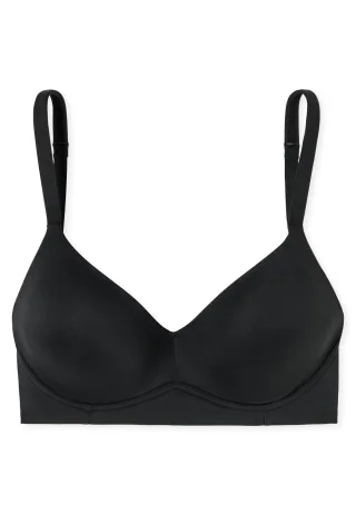 SCHIESSER - Soft BH mit Schale schwarz - Gr. - 85C
