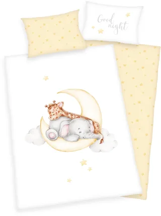 Baby Best Babybettwäsche "Sleeping little Bear" 2 Stk. mit liebevollem Motiv