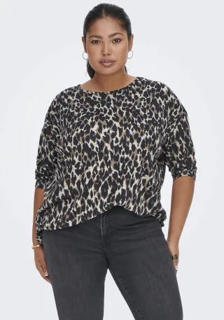 ONLY CARMAKOMA 3/4-Arm-Shirt "CARALBA 3/4 TOP"
