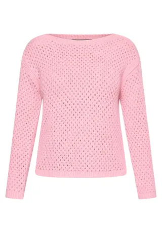 Betty Barclay - Lochstrick-Pullover pink - Gr. - 48