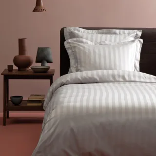 damai Bettwäsche "Streifsatin in Gr. 135x200, 155x220 oder 200x200 cm" 2 Stk. elegante Bettwäsche aus Baumwolle, Bettwäsche mit Reißverschluss