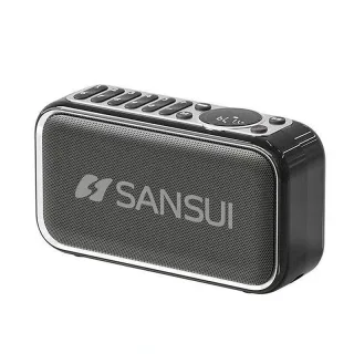 SANSUI F35 Wireless bluetooth Speaker Bass Diaphragm HiFi Sound Hands-free Calls 2400mAh Support TF Card USB 3.5mm AUX P