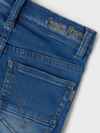 NAME IT - NKMTHEO XSLIM JEANS 1507-CL NOOS medium blue denim - Gr. - 92