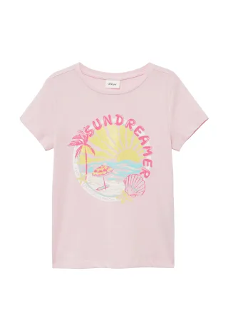 s.Oliver - T-Shirt pink - Gr. - 104/110
