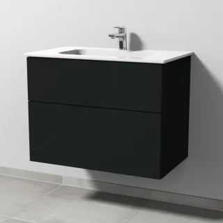 Sanipa 3way Keramik-Set Keramik-Waschtisch und Unterbau (SP480) SP4801V