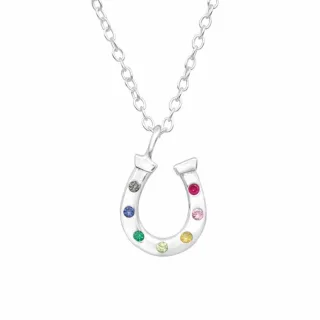 Charm Hufeisen Anh?nger aus Silber