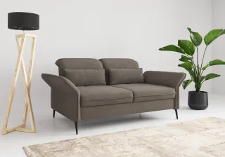 sit&more 3-Sitzer "Emely, inkl. Sitztiefenverstellung" wahlweise mit Bettfunktion, Kopf- & Armteilverstellung
