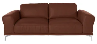 W.SCHILLIG 2,5-Sitzer "montanaa" mit Metallfüßen in Chrom glänzend, Breite 212 cm