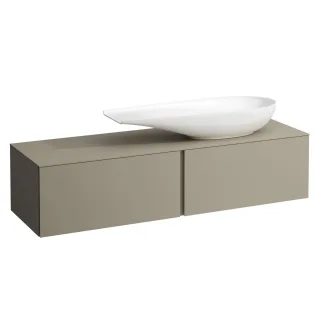 LAUFEN Waschtischunterschrank und Waschtischplatte ALESSI 500x1600x370 H4303430972701
