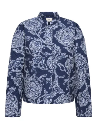 JDY - Jacke - JDYFIA L/S QUILT blau - Gr. - XS