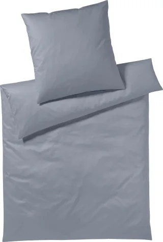 Yes for Bed Bettwäsche "Pure & Simple Uni in Gr. 135x200, 155x220 oder 200x200 cm" 2 Stk. Bettwäsche aus Baumwolle, zeitlose Bettwäsche mit seidigem Glanz