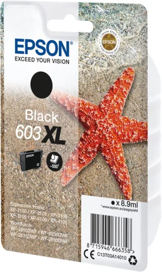 Epson 603XL (8,9ml) BK (Schwarz)