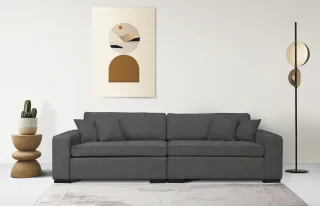 Home affaire 2-Sitzer "Skara XXL" Lounge-Sofa XXL mit Federkern-Polsterung, in vielen Bezugsvarianten