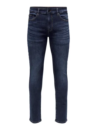 ONLY&SONS - ONSLOOM SLIM DB 6749 MAT DNM NOOS Dark Blue Denim - Gr. - 34/30