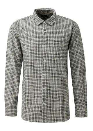 qs - Hemd beige|schwarz - Gr. - XL