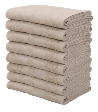 OTTO home Handtücher "Vanessa, als Set und Serie erhältlich, 8 Handtücher, 50x100cm" Handtücher mit Bordüre, 100% Baumwolle, einfarbig, weich