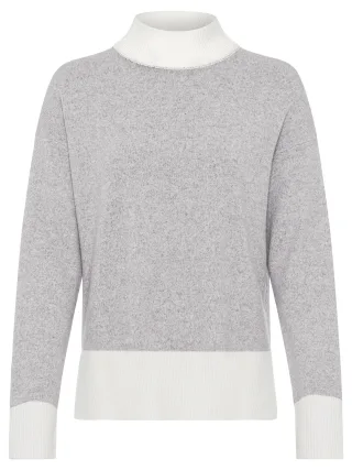 Olsen - Pullover Long Sleeves misty grey mel. - Gr. - 44