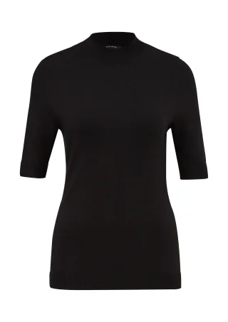comma - Strickpullover schwarz - Gr. - 40