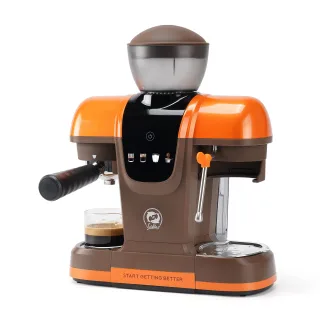 iCafilas ME2603 Semi Automatic Espresso Coffee Machine 19Bar with Built-in Grinder Pre-infusion System High-pressure Ext