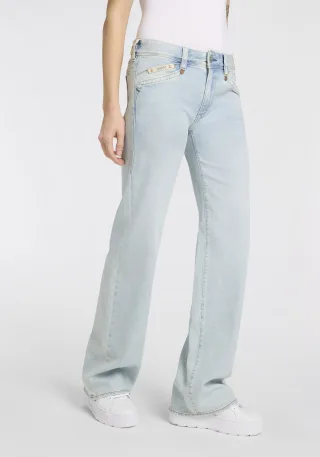 Herrlicher 5-Pocket-Jeans "Prime New Denim Comfort" mit Spitzbund hinten