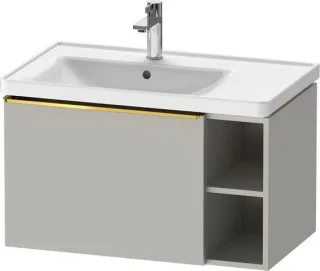 Duravit D-Neo Waschtischunterbau wandhängend Betongrau Matt 784x452x440 mm - DE4258034070000 DE4258034070000
