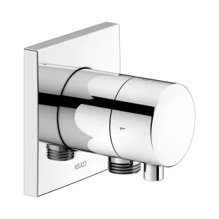 Keuco 2-Wege Ab-u.Umstellventil IXMO Comf.59557, Schlauchanschluss, eckig, verchromt, 59557011102 59557011102