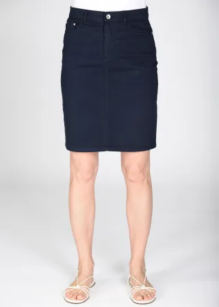 CLARINA - Jeansrock marine - Gr. - 40