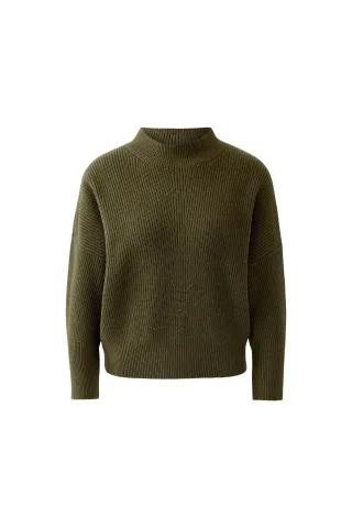Oui - Pullover burnt olive - Gr. - 42