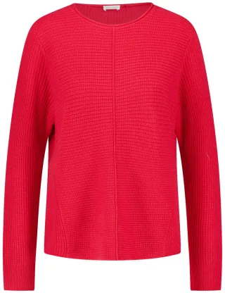 GERRY WEBER Collection - Langarmpullover rot - Gr. - 40