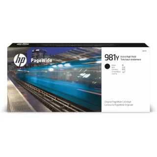 Original L0R16A HP 981Y PW Color Tinte black EHC