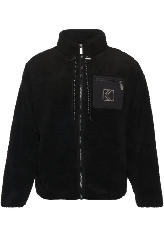 Karl Kani Allwetterjacke "Karl Kani Herren KM234-007-3 KK OG Teddy Trackjacket" 1 Stk. tlg. ohne Kapuze