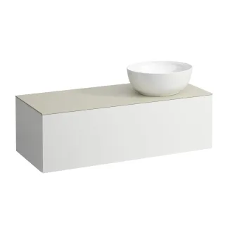 LAUFEN Waschtischunterschrank und Waschtischplatte ALESSI 500x1200x370  H4313130972601