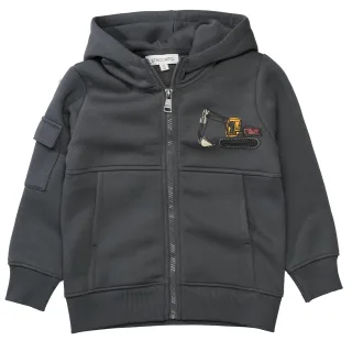 STACCATO - Kn.-Kap.-Sweatjacke dark anthra - Gr. - 116/122