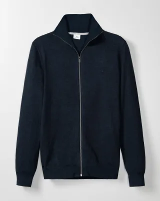 BASEFIELD - Zip Cardigan night blue - Gr. - XXL