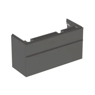 Geberit Smyle Square Unterschrank für Dopppelwaschtisch m. 2 Schubladen, 118,4x61,7x47cm, lava, 5003 500356JK1