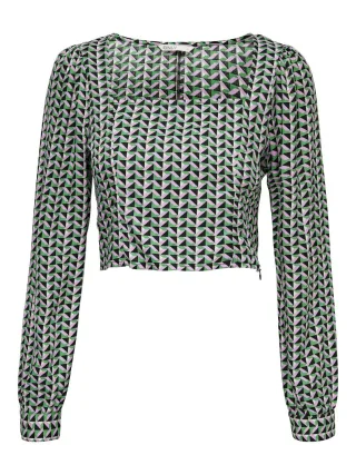 ONLY - ONLELENA L/S FITTED TOP PTM - Gr. - XS