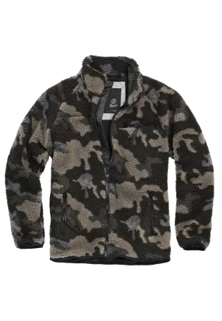 Brandit Allwetterjacke "Brandit Herren Teddyfleece Jacket" 1 Stk. tlg. ohne Kapuze