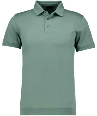RAGMAN - Pima-Polo mit Bund grün - Gr. - XL